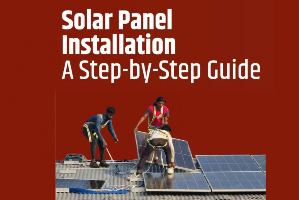 Solar panel installation