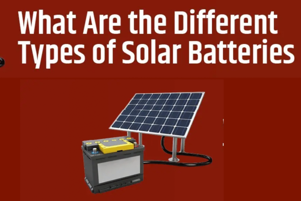Types of Solar Batteries